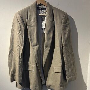 Zara Linen Blazer